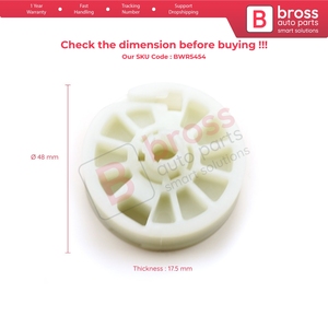 Poulie de lève-vitre gauche BWR5454, tambour, engrenage, roue dentée, bobine 82471D3011 pour Tucson 2016-2020 - Product Image 6