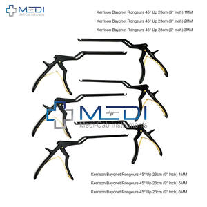 Juego de instrumentos ortopédicos alemanes de acero con bayoneta Kerrison, pinzas manuales para columna vertebral, 6 uds. - Product Image 3
