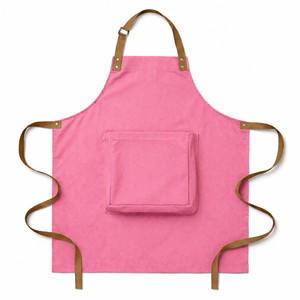 Waterproof Canvas Apron Thick Printed Cotton Apron Barbecue Apron Custom logo - Product Image 5