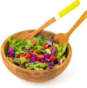 Grand ensemble de vaisselle en bois ovale moderne jetable robuste pour mariage Cuisine adaptée aux salades Pain Fruits Légumes - Product Image 3