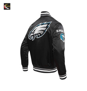 แจ็กเก็ตผ้าซาตินสีดำ - Product Image 5