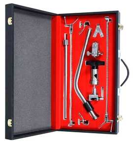 Ensemble complet de rétracteurs cérébraux Leyla, bras flexibles réglables, coffret en bois, manuel, qualité supérieure, certifié CE, classe II, neurochirurgical - Product Image 1