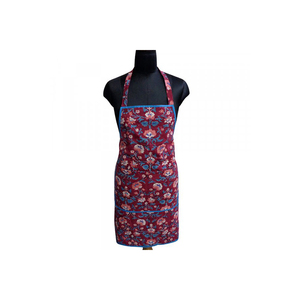 Top Quality <b>Kitchen</b> <b>Apron</b> With Logo Indian Block-Printed 100% Breathable 20 Sheeting Cotton 83 Cms <b>Kitchen</b> <b>Apron</b> at Wholesale - Product Image 3