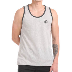Camisetas sin mangas para hombre de marca privada más vendidas, con logo personalizado impreso, de color sólido, transpirables y cómodas. - Product Image 1