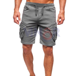 Pantalones cortos Cargo deportivos de otoño para hombre, pantalones cortos Cargo holgados con múltiples bolsillos transpirables de secado rápido para correr, venta al por mayor, personalizados - Product Image 3