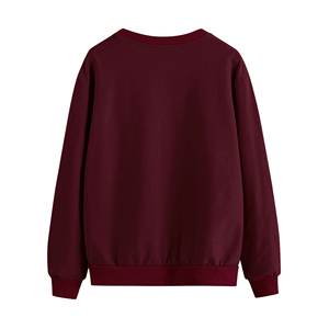 2025 venta al por mayor diseño liso manga larga de calidad superior mujer sudadera algodón antiarrugas sudadera logotipo personalizado sudadera - Product Image 5