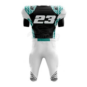 Nouveauté, uniforme de football américain personnalisé pour hommes, respirant, manches courtes, haute qualité, utilisation en équipe, vente en gros - Product Image 2