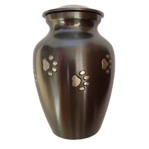 Urna Funeraria Pequeña con Huella de Pata para Cenizas de Animales, Urna de Metal para Guardar Recuerdos, Urna para Mascotas Hecha a Mano Más Vendida para Funerales - Product Image 4