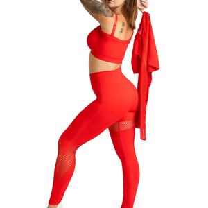 ชุดโยคะพรีเมียม 3 ชิ้น สำหรับผู้หญิงไซส์ใหญ่ แห้งเร็ว รับผลิตแบบ OEM บริการสกรีนโลโก้ ชุดโยคะพิมพ์ลายคุณภาพสูง - Product Image 3