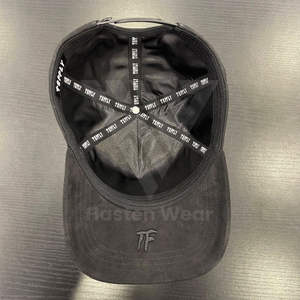 หมวกแก๊ป 5 แผง แบบดันดี้ ผ้าหนังกลับ ซับในผ้าซาติน ปักลายเพชร สำหรับผู้ชาย - Product Image 2