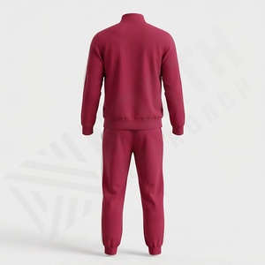Conjunto Deportivo Moderno para Hombre con Diseño de Franjas Laterales, Perfecto para Sesiones de Entrenamiento, Aspecto Deportivo Informal, Conjunto Atlético para Gimnasio, Color Personalizado - Product Image 2