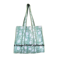 Bolsos de hombro de algodón estampados a mano para mujer, organizador de viaje personalizado a la moda con atractivo de verano e invierno