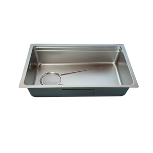 Fregadero de Cocina Leimanxi, Duradero, de Acero Inoxidable 304, Hecho a Mano, Instalación Bajo Encimera, Diseño Contemporáneo, para Uso en Hoteles, de una Sola Tina - Product Image 2