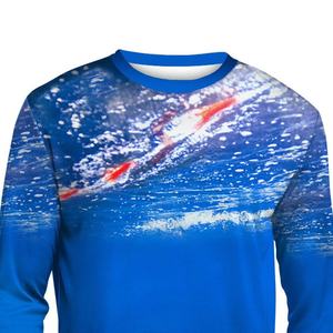 Vêtements de pêche Sportswear Pêche Polo Unisexe À Manches Longues Sublimation À Séchage Rapide Chemise De Pêche Taille Personnalisée En Gros - Product Image 6