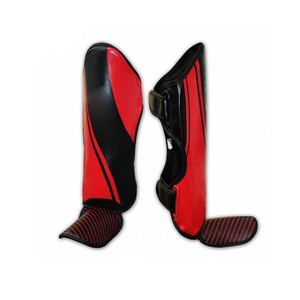 Protections de tibia personnalisées en cuir pour le kickboxing, protection des pieds, protège-tibias durables, protection professionnelle pour l'entraînement - Product Image 3