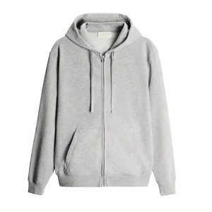 Sweat à capuche entièrement zippé de haute qualité 100% coton pour homme, hiver, impression personnalisée, sweat à capuche en molleton lourd - Product Image 1