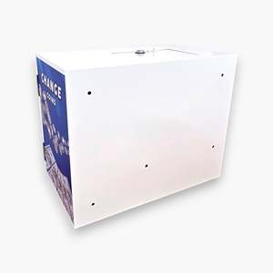 MEGA VENDING MV-101AW - Cambiador de Monedas y Fichas para Máquinas Recreativas, Carga Frontal, Gabinete Blanco, Convierte Billetes y Monedas - Product Image 3