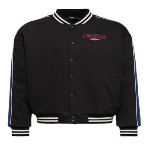 Nouvelle arrivée, veste de baseball pour homme, automne-hiver, manches longues, 100% coton, col en polaire, formelle, brodée, jacquard, tendance - Product Image 1