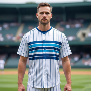 Camisetas de béisbol transpirables sublimadas sólidas | Camisas de manga corta para hombre de diseño personalizado (100% poliéster) - Product Image 3