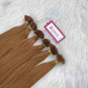 Cabello Remy ondulado Virgen sin procesar de Vietnam Cabello humano natural alineado con cutícula con punta plana suave Los vendedores ofrecen alta calidad - Product Image 5