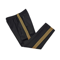 Pantalon de survêtement décontracté pour homme OEM, mi-long, en polyester/coton, coupe droite évasée, séchage rapide, respirant, écologique, léger, avec logo personnalisé