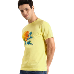 2024 personnalisable 100% coton à manches courtes T-Shirts respirant Hip Hop Style impression t-shirt en gros hommes cou t-shirt - Product Image 4