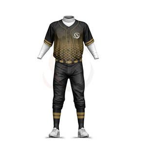 Uniformes de Softbol Personalizados, Uniformes de Béisbol, Camisetas y Pantalones de Béisbol para Adultos, Impresión por Transferencia de Calor, 100% Poliéster de Secado Rápido - Product Image 5