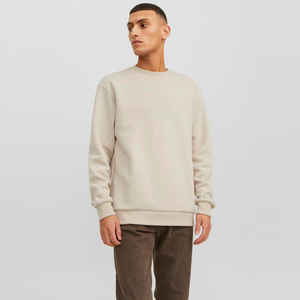 เสื้อสเวตเตอร์ผู้ชายแบบพรีเมี่ยมแขนยาวเต็มตัวทำจากใยไผ่กันรอยยับสวมใส่100% ฤดูหนาวสีตามสั่ง - Product Image 2