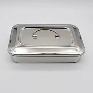 High Quality Professional Stainless Steel Manual Sterilizer <b>Boxes</b> for Hospital Surgical Instruments with Custom Logo - Product Image 6