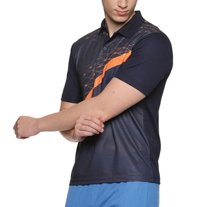 Camiseta Polo de golf sublimada impresa con logotipo personalizado OEM, camisetas polo personalizadas para hombre, camiseta polo transpirable bordada con logotipo personalizado - Product Image 3