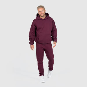 Sudadera con capucha de gran tamaño para hombre con bordado en 3D French Terry Heavyweight Sudadera con hombros caídos Digital Winter Haus Industries - Product Image 3