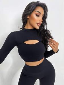 T-shirt sans manches personnalisé en gros Sport Gym Workout adulte vêtements de sport de fitness unisexe vêtements de yoga pour femmes - Product Image 5