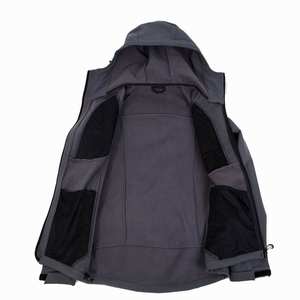 Veste Softshell à col montant pour homme Nouvelle arrivée Confortable Hiver à capuche Haute qualité Faible MOQ Coupe-vent - Product Image 5