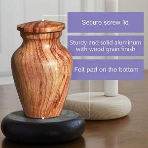 Small Urn for Human <b>Ashes</b> Mini <b>Ashes</b> Keepsake for Adult Metal for <b>Dogs</b> Cremation for Pet <b>Ashes</b> - Product Image 4