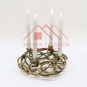 Chandelier en aluminium en métal de haute qualité à vendre Meilleur vendeur Décor Aluminium T Light Bougeoir pour décorations pour la maison - Product Image 3