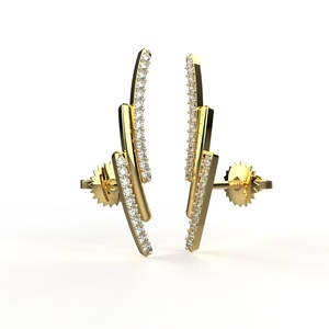 Avarta 18K bis ต่างหูเพชรสำหรับผู้หญิงและผู้หญิง - Product Image 1