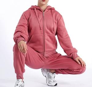 Gran oferta, conjunto de chándal de gimnasio de 2 piezas para mujer, deportivo personalizado, transpirable, de invierno - Product Image 1
