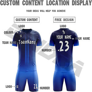 Uniforme de football OEM de haute qualité pour hommes, vêtements de sport à nouvelle conception par sublimation, meilleurs vêtements d'entraînement de football - Product Image 3