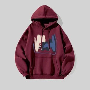 2024เสื้อกันหนาวมีฮู้ดให้ความอบอุ่นในฤดูใบไม้ผลิฤดูใบไม้ร่วงแฟชั่นลำลองทรงหลวมมีฮู้ดพิมพ์ลาย - Product Image 5