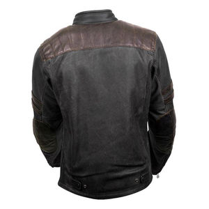 Chaqueta de cuero negro para hombre, chaquetas de cuero ligeras de piel de cordero transpirables de secado rápido para hombre, venta al por mayor con personalizado - Product Image 6
