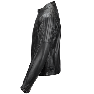 Chaquetas de Motociclista de Cuero de Moda, Diseño Nuevo, Ajustadas, de Invierno, con Cuello Alto y Piel de Vaca - Product Image 5