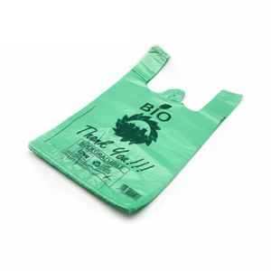 Sacs à provisions en plastique écologiques OEM/ODM, vente en gros de sacs biodégradables et colorés - Product Image 1