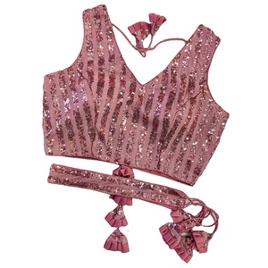 Blusa de diseñador confeccionada fabricada en la India a precio mayorista para venta en línea - Product Image 3