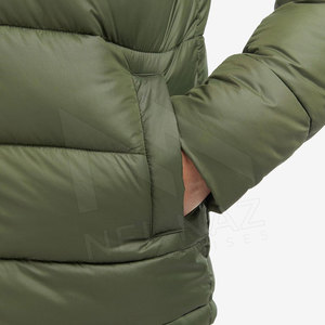Fabricantes de ropa, chaqueta acolchada cortavientos cálida de invierno para hombre personalizada, chaqueta ligera resistente al agua - Product Image 6