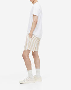 Short personnalisé de haute qualité en coton polaire épais et décontracté à imprimé animal pour hommes-Séchage rapide Taille haute Fermeture à cordon de serrage - Product Image 5