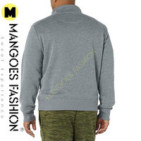 Sudadera Casual Unisex Oversize de Algodón/Fibra de Bambú con Cremallera de un Cuarto, con Capucha, Transpirable, para Invierno, con Logotipo Personalizado, de Alta Calidad
