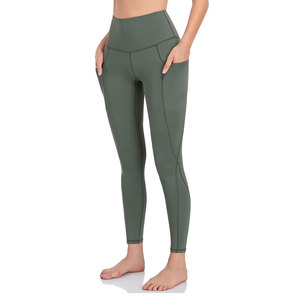 Logotipo personalizado Ropa deportiva Fitness Yoga Pantalones Entrenamiento Medias Gimnasio Push up Leggings sin costuras Cintura alta Yoga Leggings para mujeres - Product Image 4