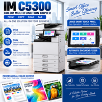 Photocopieur multifonction couleur A3 reconditionné IM C5300, 53 ppm, imprimante recto-verso, scanner, MFP, machine de photocopie numérique pour bureau, Japon