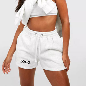 Short femme personnalisé taille haute séchage rapide short de sport Style décontracté motif taille élastique fermeture short de course pour femme - Product Image 6