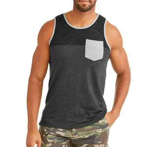 Wholesale Custom Men's Tank Top Lightweight Comfortable Fit Sustainable Solid Color OEM ODM Available from Best Supplier